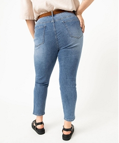 jean slim 78e avec ceinture femme grande taille bleu pantalons et jeansE076001_3