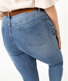 jean slim 78e avec ceinture femme grande taille bleuE076001_4