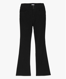 jean bootcut taille haute effet push-up femme noirE076501_4