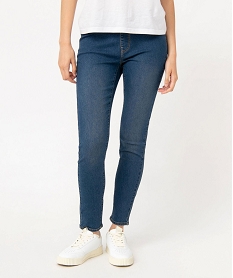 jegging delave avec taille elastique femme bleuE076801_1