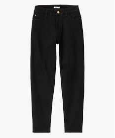 jean mom taille haute femme noirE077301_4