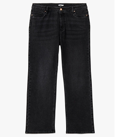jean femme grande taille coupe straight noir pantalons et jeansE078501_4