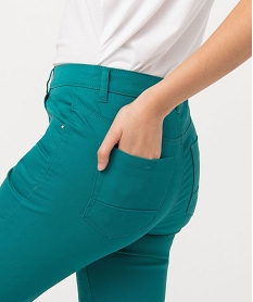 pantalon femme coupe regular taille normale bleu pantalonsE079801_2