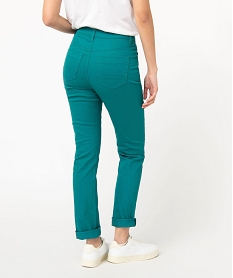 pantalon coupe regular taille normale femme bleuE079801_3