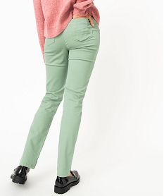 pantalon femme coupe regular taille normale vert pantalonsE080101_3
