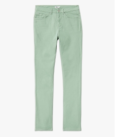 pantalon femme coupe regular taille normale vert pantalonsE080101_4
