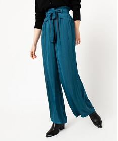 SANS GENRE ACIER / PLATINE PANTALON BLEU CANARD:40288101341-Polyester////