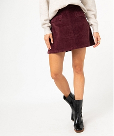 NU-PIED NOIR JUPE BORDEAUX:40288320233-Coton////