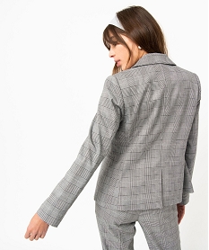 veste de tailleur a motif prince de galles femme imprime vestesE085401_3