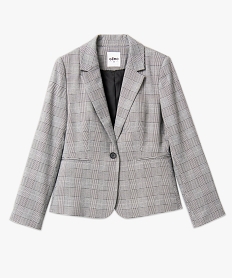veste de tailleur a motif prince de galles femme imprime vestesE085401_4