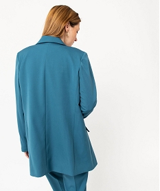veste blazer fermeture croisee femme bleu vestesE087101_3