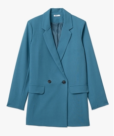 veste blazer fermeture croisee femme bleu vestesE087101_4