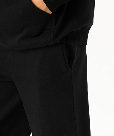 pantalon de jogging coupe large femme noir pantalonsE099001_2