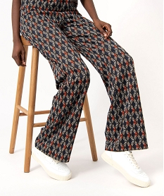 PANTOUFLE BLEU PANTALON IMPRIME GEOMETR:40289110282-Polyester////