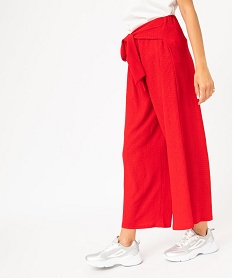 SANS GENRE BEIGE PANTACOURT ROUGE:40289150023-Polyester////