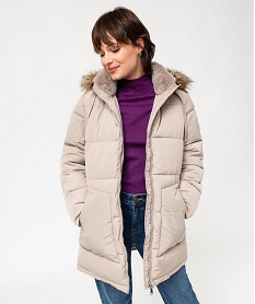 Manteau fourrure matelassé hotsell