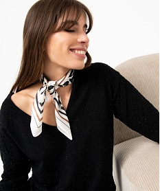 BODY ECRU PULL NOIR:40289530760-Viscose////