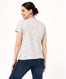 tee-shirt de grossesse et dallaitement a motifs imprimeE121701_3
