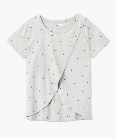 tee-shirt de grossesse et dallaitement a motifs imprimeE121701_4