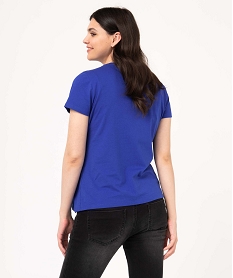 tee-shirt de grossesse et dallaitement a motifs bleuE121801_3