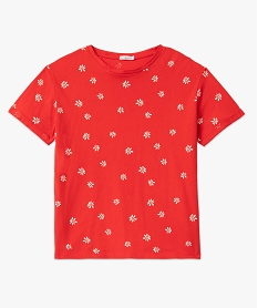 tee-shirt compatible allaitement avec motif rouge t-shirts manches courtesE124201_4