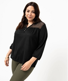 BLOUSON EMERAUDE TEE-SHIRT NOIR:40289570751-Polyester////