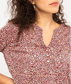 tee-shirt a manches longues imprime en polyester recycle femme imprime t-shirts manches longuesE126501_2