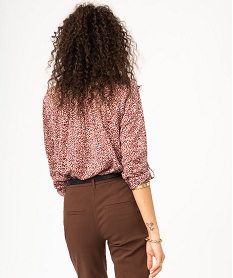 tee-shirt a manches longues imprime en polyester recycle femme imprime t-shirts manches longuesE126501_3