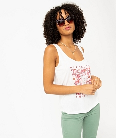 CHEMISE AOP BLUE TEE-SHIRT ECRU:40289590691-Polyester////