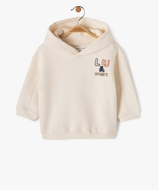 TEE-SHIRT BLEU MARINE SWEAT ECRU:40301500161-Coton///Coton/