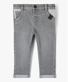 jean stretch delave bebe garcon - lulucastagnette gris jeansE136001_1
