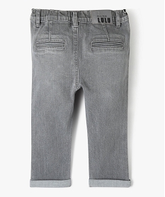 jean stretch delave bebe garcon - lulucastagnette gris jeansE136001_3