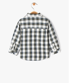 ensemble chemise tee-shirt manches longues bebe garcon - lulucastagnette beigeE138801_4