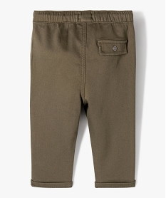 pantalon bebe garcon avec ceinture elastique - lulucastagnette vertE139701_3
