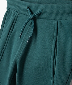 pantalon de jogging bebe garcon avec poches fantaisie vert joggingsE140001_2