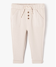CHAUSSURE SPORT BEIGE PANTALON CRAIE:40309110187-Coton////