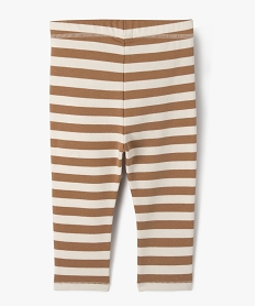 legging en molleton imprime bebe garcon beigeE140401_3