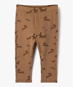 BODY BEIGE PANTALON MARRON:40309110189-Coton////