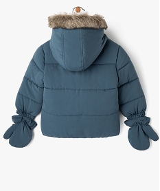 doudoune a capuche avec moufles bebe garcon bleu doudounesE142501_4
