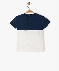tee-shirt a manches courtes motif snoopy bebe garcon - peanuts bleu tee-shirts manches courtesE145001_3
