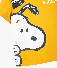tee-shirt manches courtes en coton imprime heros bebe garcon jauneE145801_3