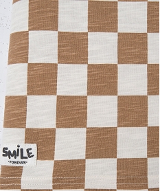 tee-shirt manches courtes imprime bebe garcon beigeE146901_2