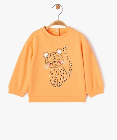 PULL RAYE ECRU MARIN SWEAT ORANGE:40311500111-Coton////