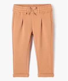 GEMO Pantalon en maille avec pinces bébé fille Orange