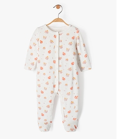 pyjama bebe fille a motifs renards et petites fleurs beigeE169001_1