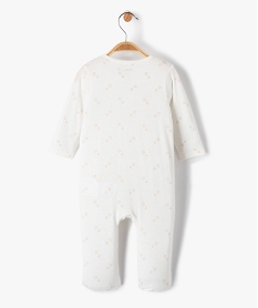 pyjama bebe a ouverture croisee imprime etoiles jaune chine pyjamas ouverture devantE170001_3