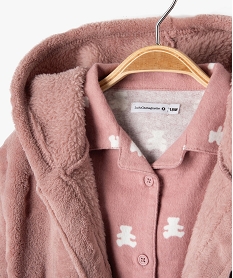 ensemble pyjama et robe de chambre bebe fille- lulucastagnette rose pyjamas et dors bienE170901_3