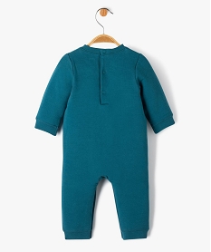pyjama bebe sans pieds en molleton bleuE178601_3