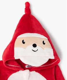 surpyjama chaud et doux a capuche animee ideal noel bebe rougeE180501_2