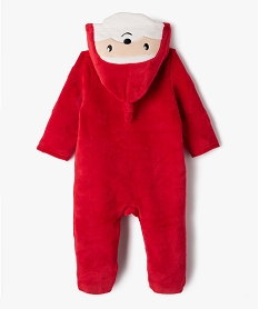surpyjama chaud et doux a capuche animee ideal noel bebe rougeE180501_4